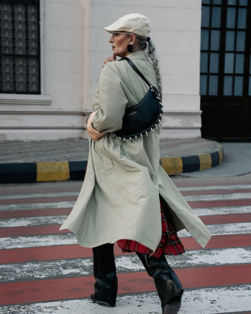 Sauvage Deux Chaînes Black Bag