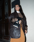 Le Sécant Deux Chaînes Black x Beige Bag